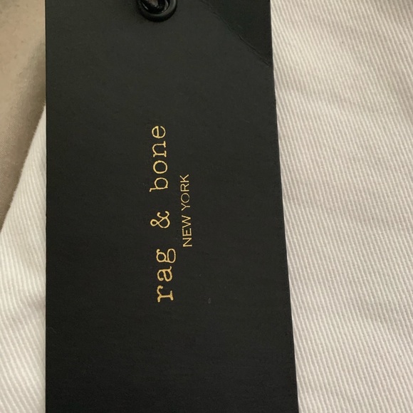 rag & bone || white ankle cigarette jean - size 23 - Picture 5 of 6